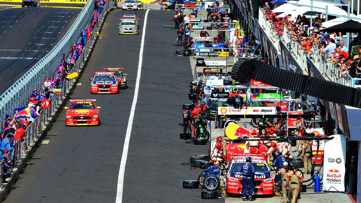 Supercars Competition Hits The Pits
