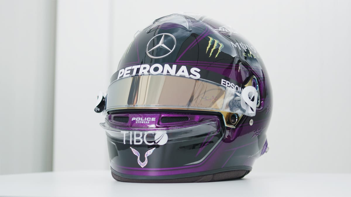 Hamilton Unveils New Helmet For Austria