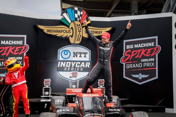 POWER WINS, MCLAUGHLIN BattlES AT INDY